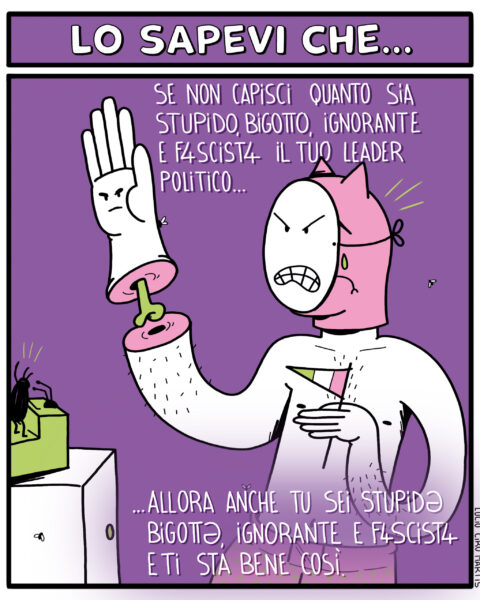 Lucio Ciro Martis - Superchio - Vignetta settimanale - Bigotto